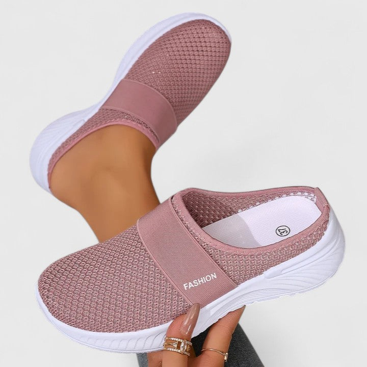 Calista | Beige Knit Orthopedic Shoes