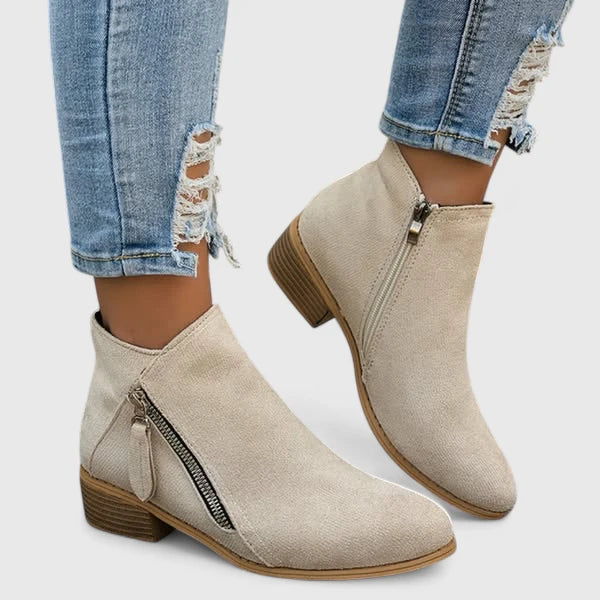 Calantha | Denim Blue Orthopedic Boots