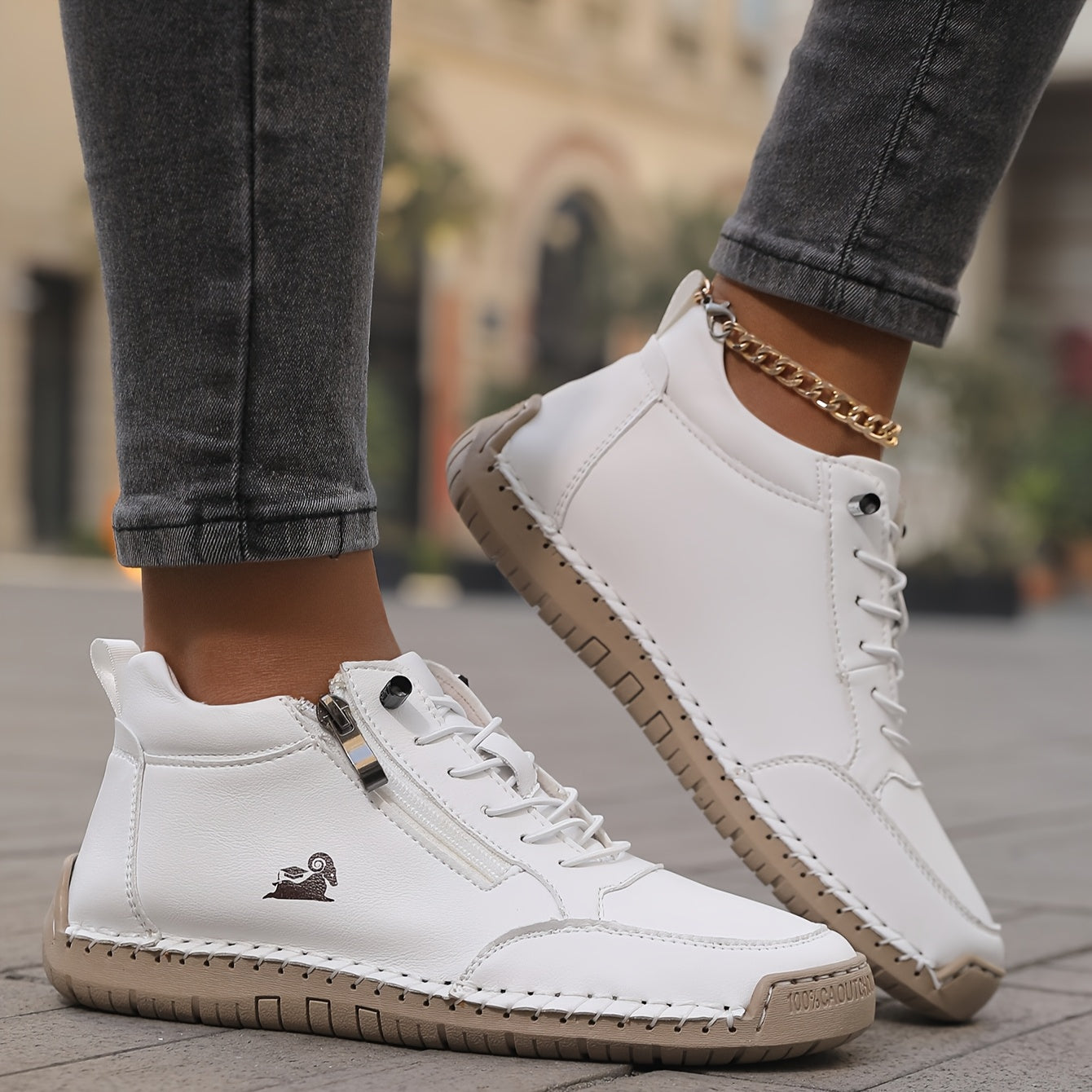 Kalynda | Grey Suede Orthopedic Shoes
