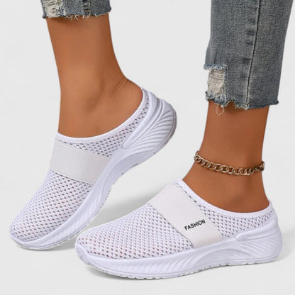 Calista | Beige Knit Orthopedic Shoes