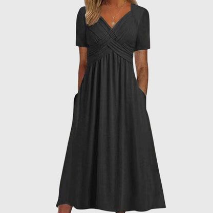 Calista | Mint Green Flattering Dress