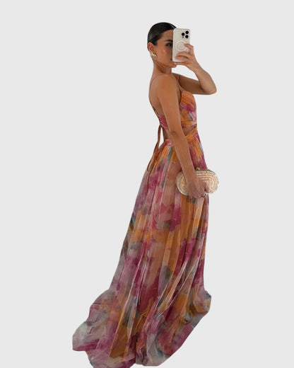 Calista | Vibrant Floral Maxi Dress
