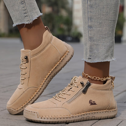 Kalynda | Grey Suede Orthopedic Shoes