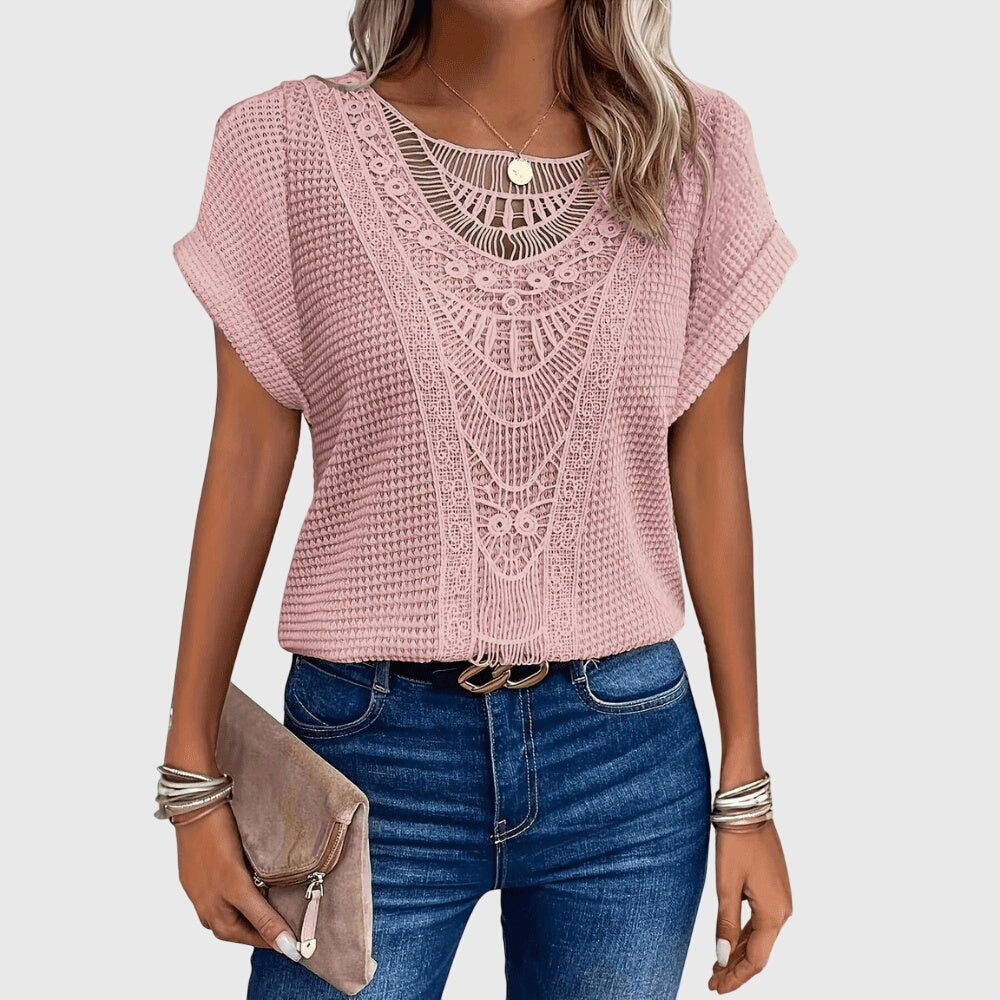 Willow | Cream Elegant Ibiza Style Blouse