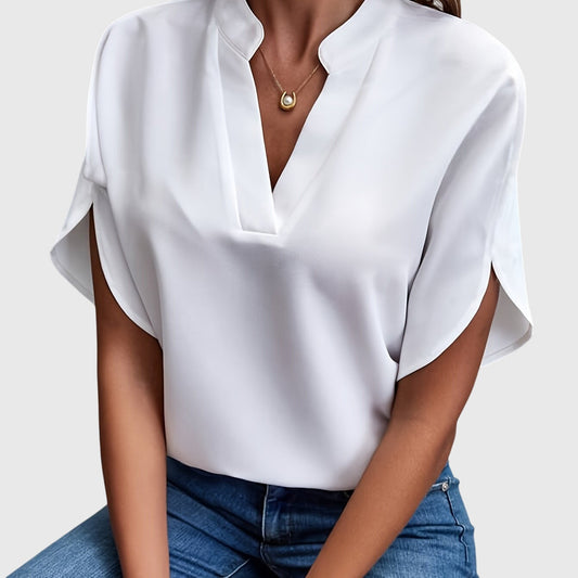 Alethea | Elegant White Blouse