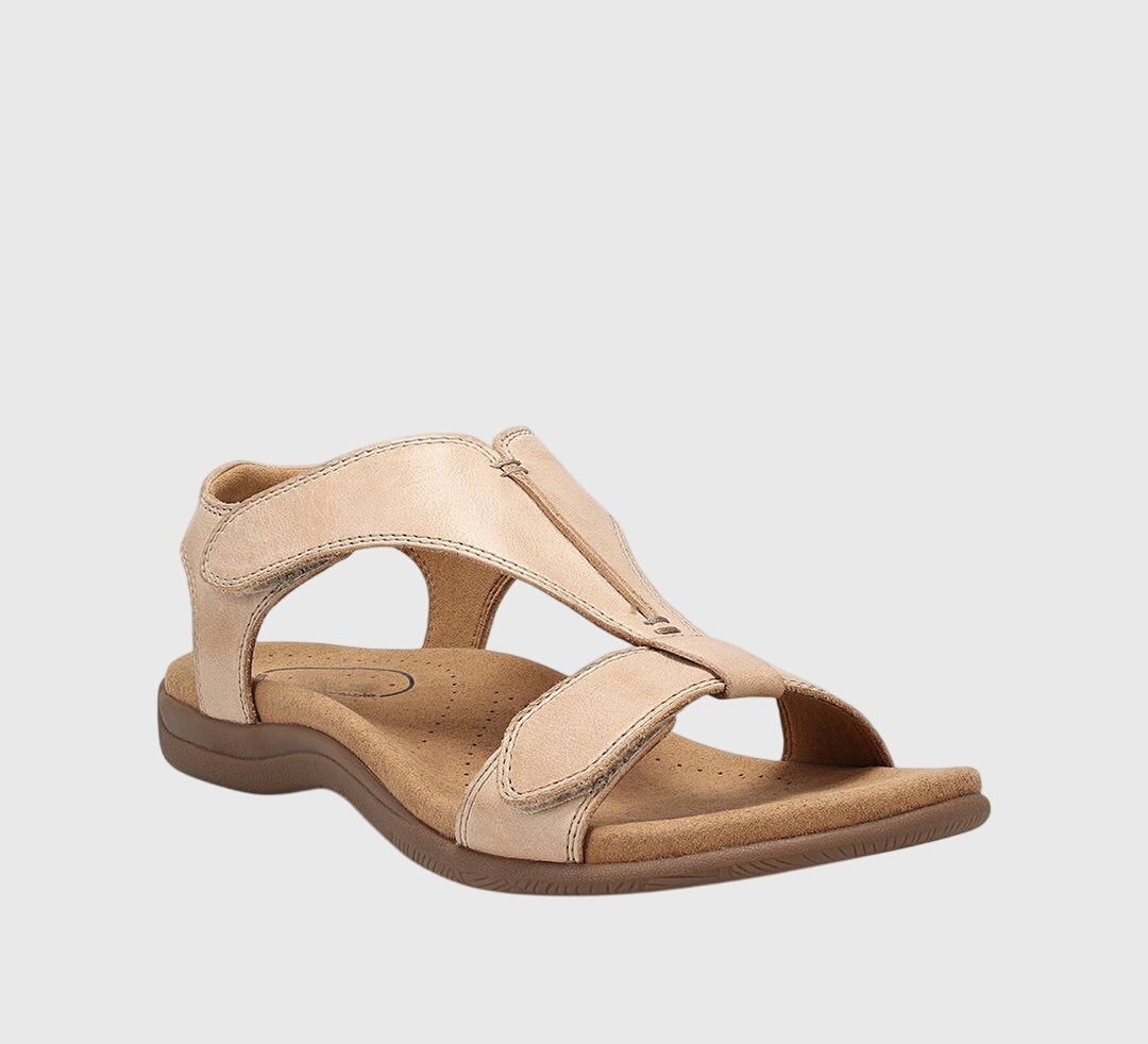 Alethea | Elegant Black Orthopedic Sandals