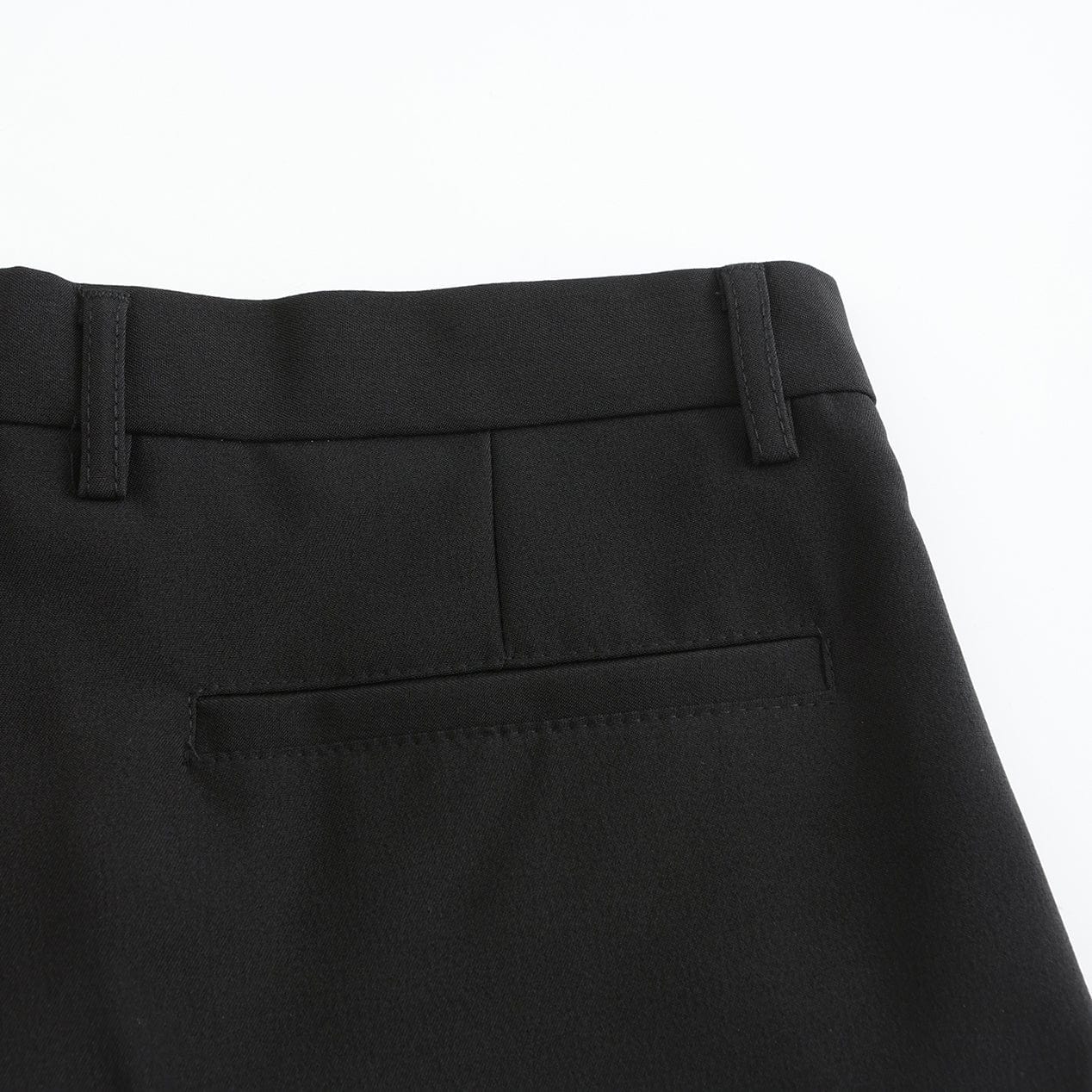 Beckett | Slim Fit Black Stretch Pants