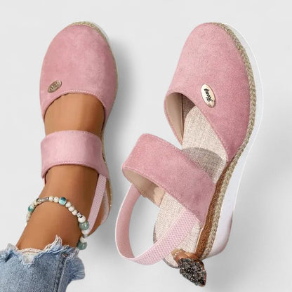 Calista | Black Strappy Orthopedic Sandals