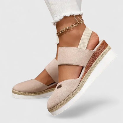 Calista | Black Strappy Orthopedic Sandals