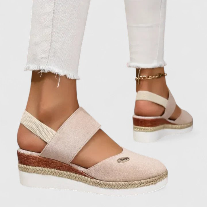 Calista | Black Suede Sophisticated Sandals
