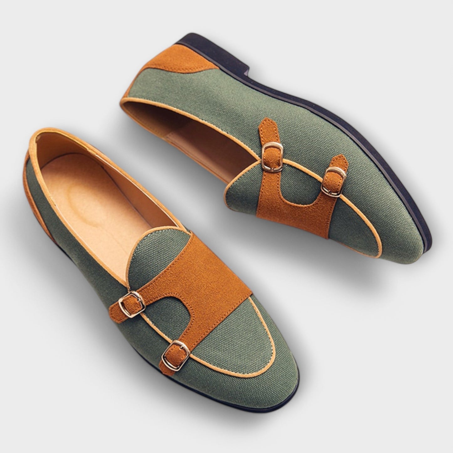 Calista | Soft Indoor Comfort Slippers in Beige Suede