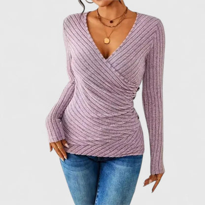 Alethea | Lavender Sophisticated Tucking Top