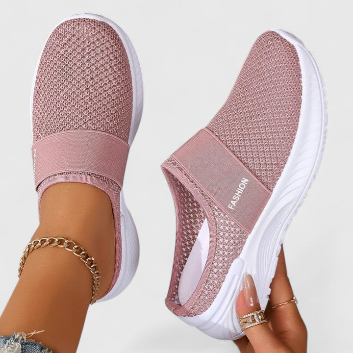 Calista | Beige Knit Orthopedic Shoes
