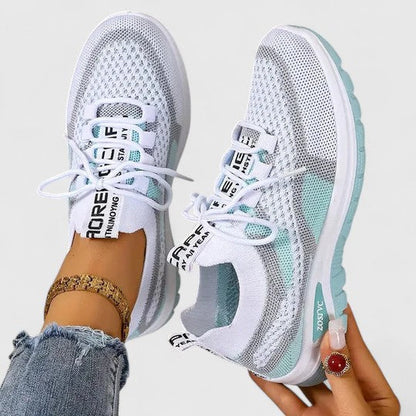 Calantha | Beige Multi-Color Orthopedic Sneakers