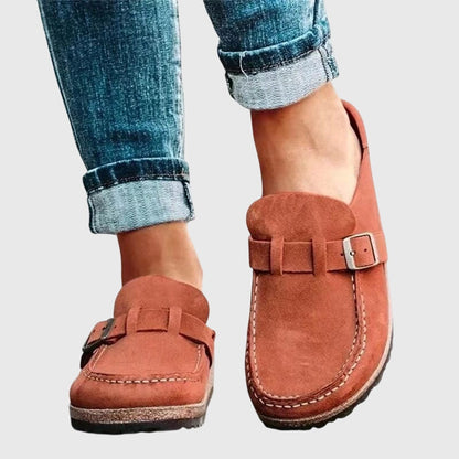 Alethea | Suede Elegant Orthopedic Clogs