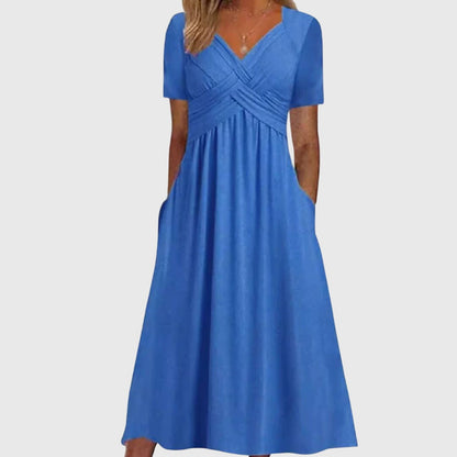 Calista | Mint Green Flattering Dress