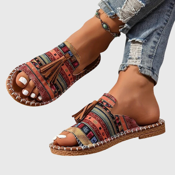 Astrid | Multicolor Bohemian Orthopedic Sandals