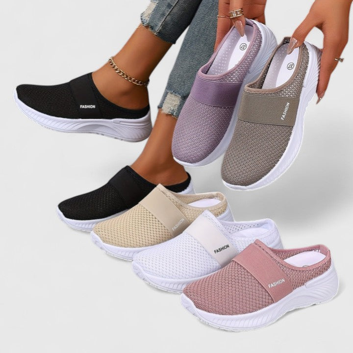 Calista | Beige Elastic Orthopedic Shoes