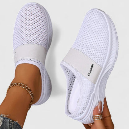 Calista | Beige Elastic Orthopedic Shoes