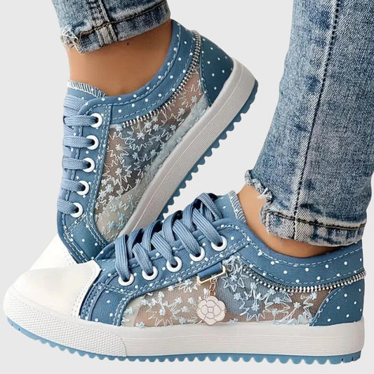Calista | Blue Denim Orthopedic Sneakers