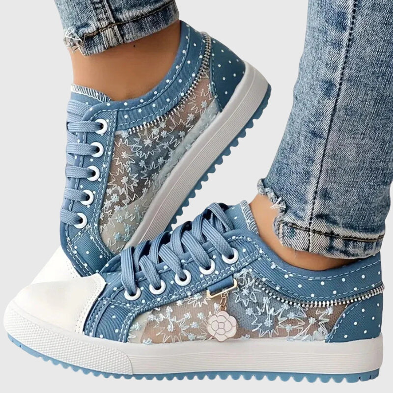 Calista | Blue Denim Orthopedic Sneakers