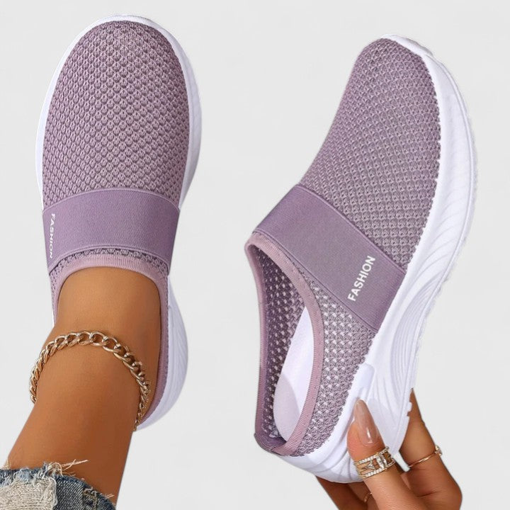 Calista | Beige Elastic Orthopedic Shoes