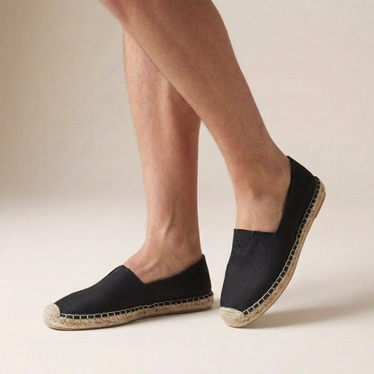 Calista | Women’s Orthopedic Jute Sole Slip-On Espadrilles in White Canvas