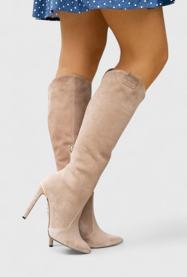 Calantha | Black High-Cut Orthopedic Boots