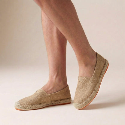 Calista | Women’s Orthopedic Jute Sole Slip-On Espadrilles in White Canvas