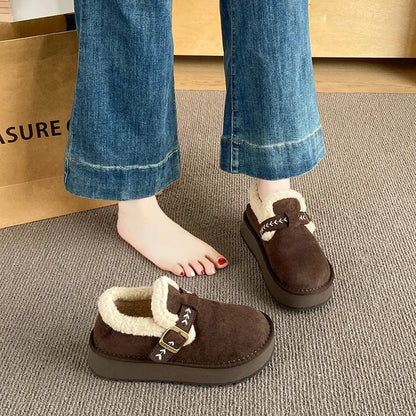 Calantha | Brown Suede Orthopedic Shoes