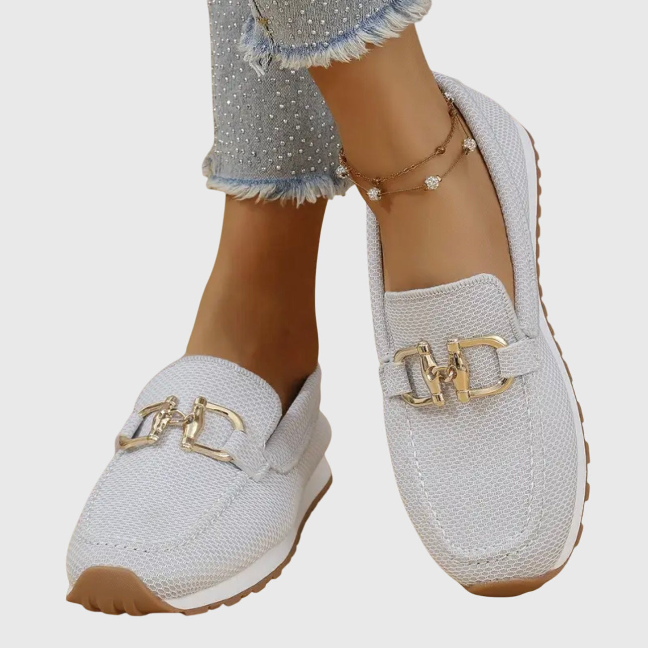 Calista | Blue Denim Orthopedic Loafers
