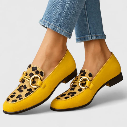 Kaidira | Vibrant Yellow Relaxed Fit Loafers