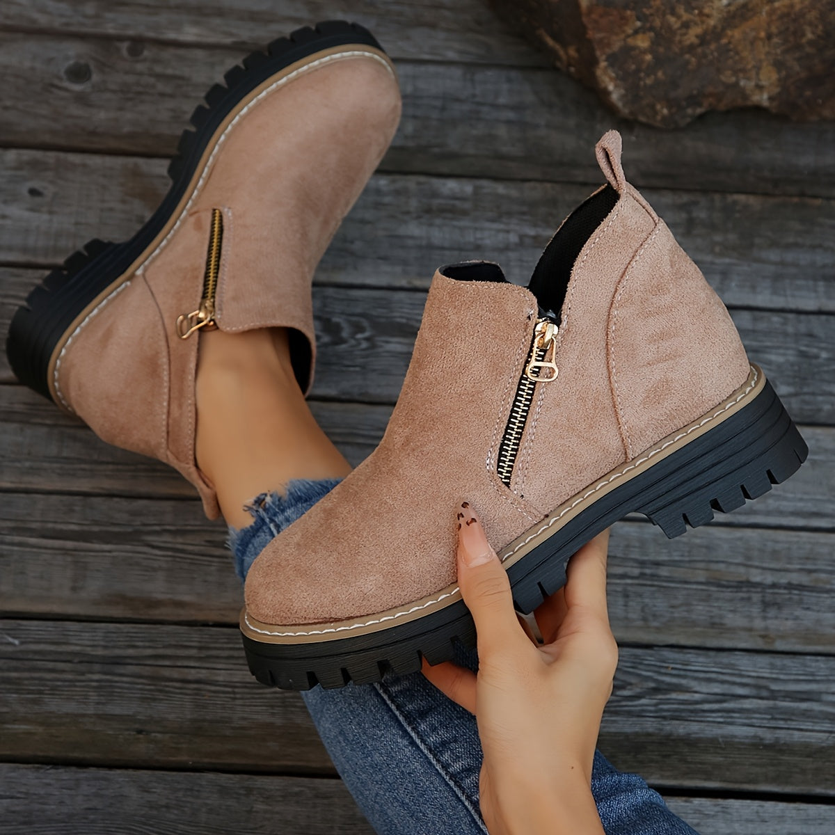 Calantha | Spotted Luxury Orthopedic Boots