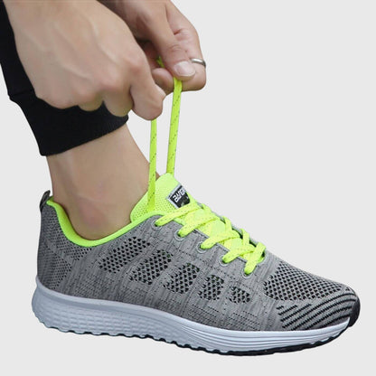 Calista | White Knit Orthopedic Women's Shoes