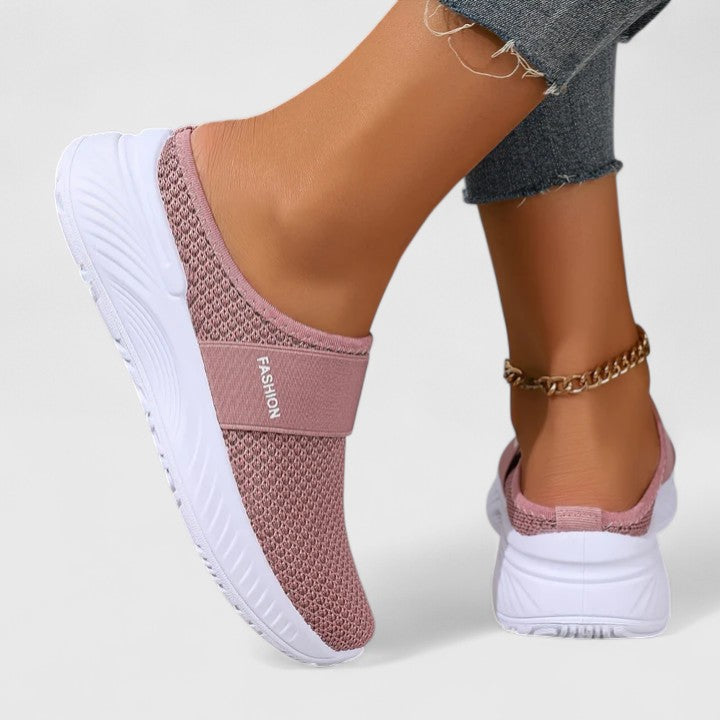 Calista | Beige Knit Orthopedic Shoes