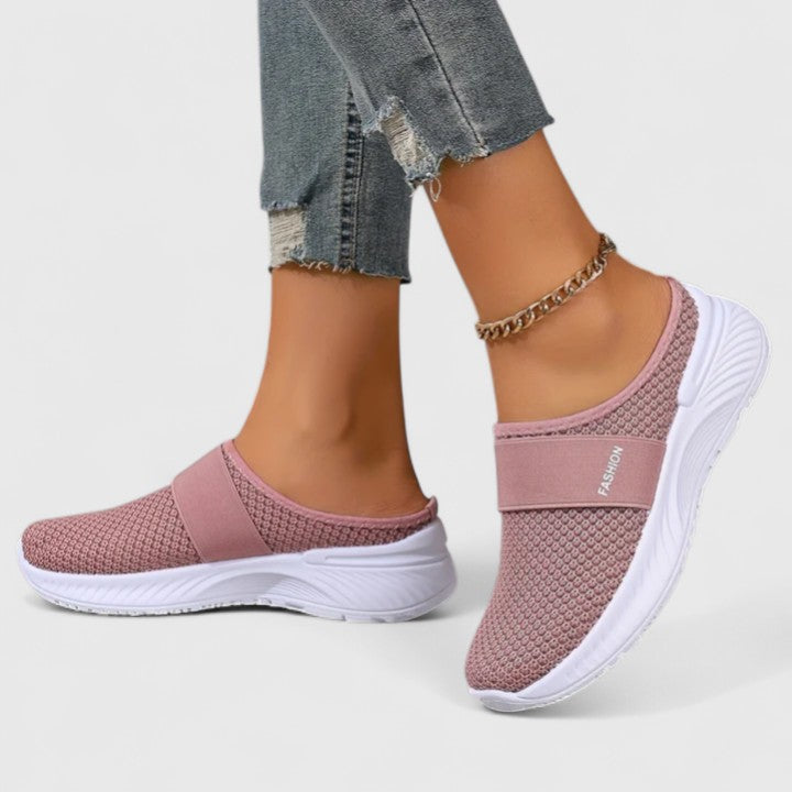 Calista | Beige Knit Orthopedic Shoes