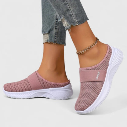 Calista | Beige Knit Orthopedic Shoes