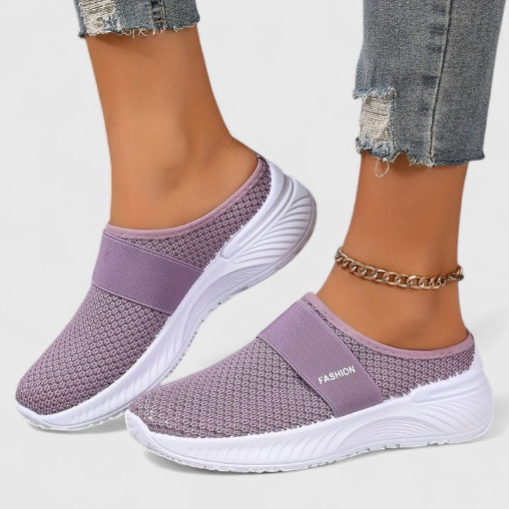 Calista | Beige Knit Orthopedic Shoes