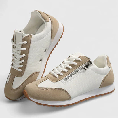 Calantha | Beige Suede Orthopedic Shoes