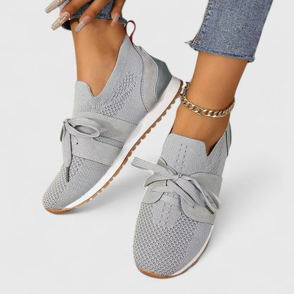 Calantha | Black Knit Orthopedic Sneaker
