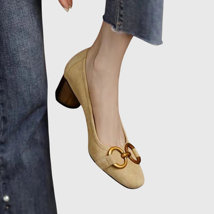 Suede Navy Stylish High Heels