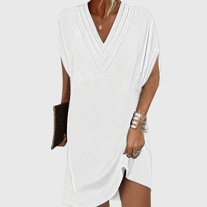 Calista | Elegant Black Tummy-Hiding Dress