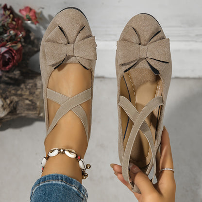 Calantha | Suede Strap Stylish Flats