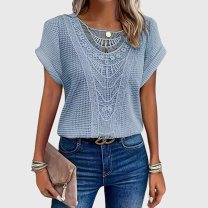 Willow | Cream Elegant Ibiza Style Blouse