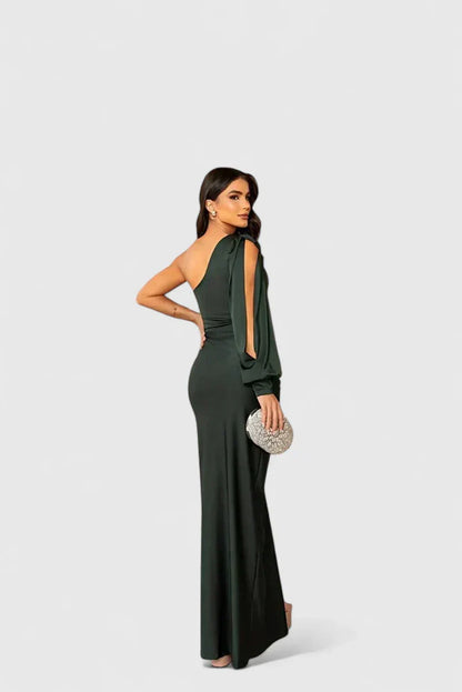 Kalindi | Olive Elegant Maxi Dress
