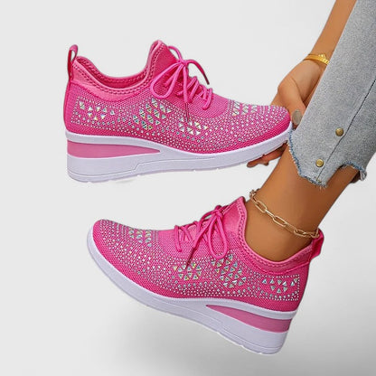 Calanthe | Grey Knit Orthopedic Shoes
