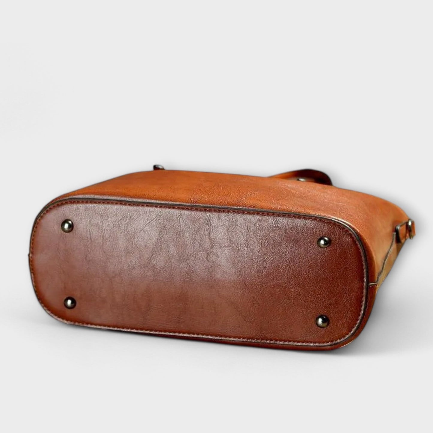 Alethea | Women’s Classic Exclusive Shoulder Bag - Rich Brown Leather Tote