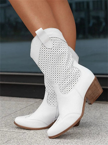 Alethea | Suede Perforated Orthopedic Boots