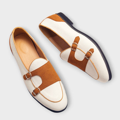 Calista | Soft Indoor Comfort Slippers in Beige Suede