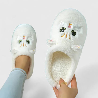 Kaidira | Luxury Black Cat Slippers